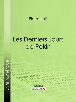 cover image of Les Derniers Jours de Pékin
